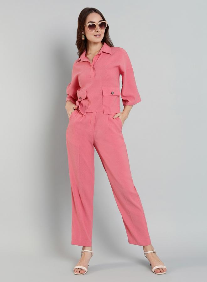 ميش طقم قميص بأزرار وبنطلون - Image 1